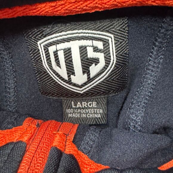 NWT OTS Auburn Tigers 1/4 Zip Movk Neck Hoodies Woman’s L Black/Navy Orange NCAA - Picture 4 of 11